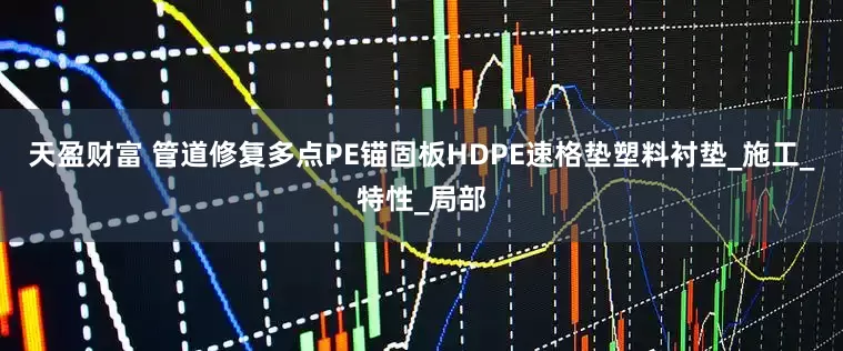 天盈财富 管道修复多点PE锚固板HDPE速格垫塑料衬垫_施工_特性_局部