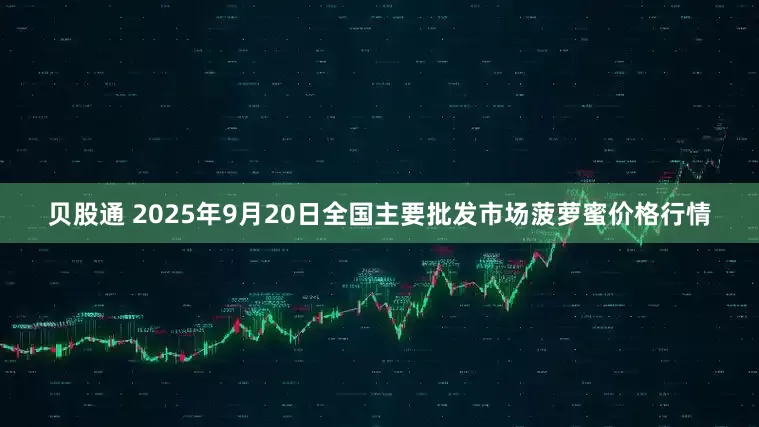 贝股通 2025年9月20日全国主要批发市场菠萝蜜价格行情